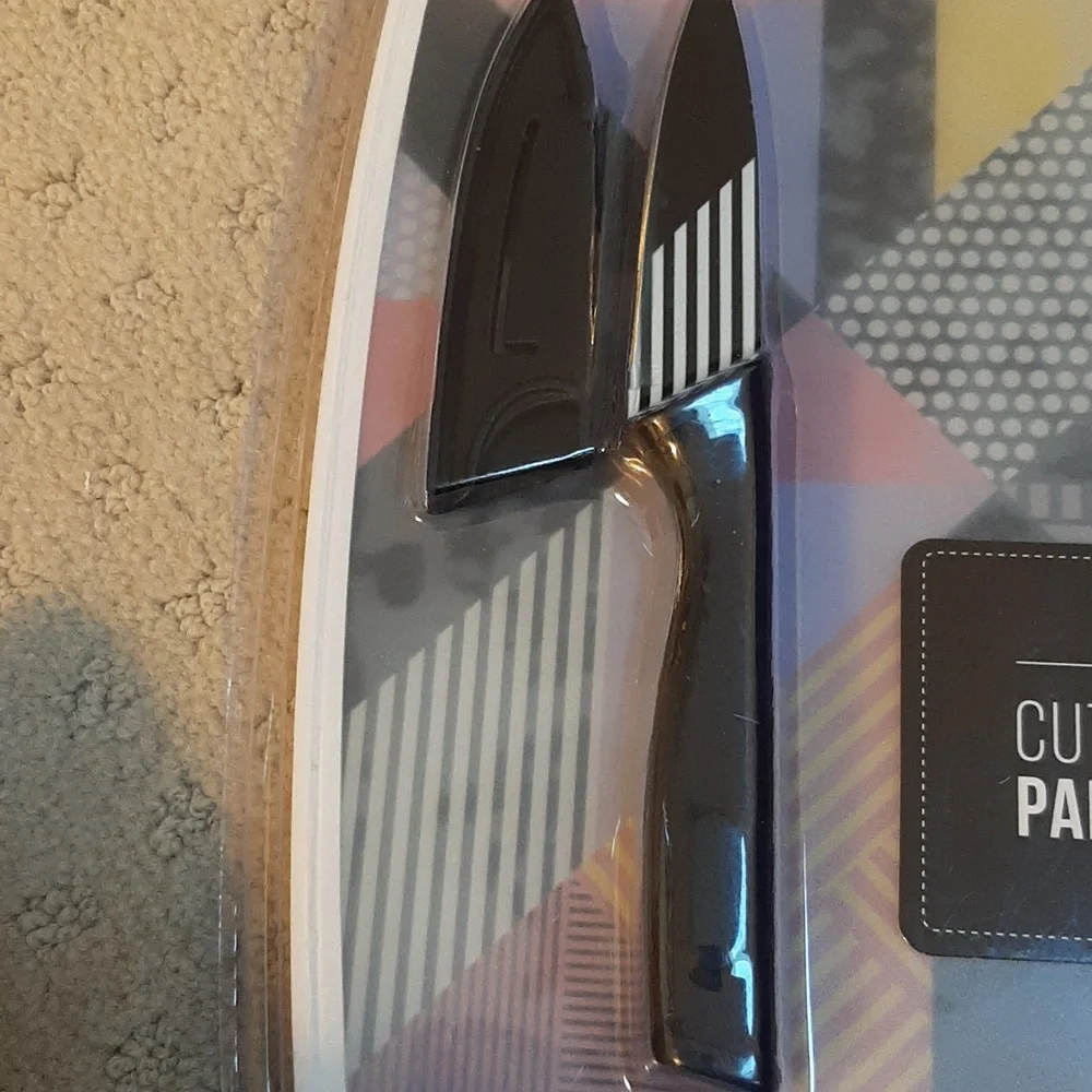 3-Piece Cutting Board and Paring Knife Set